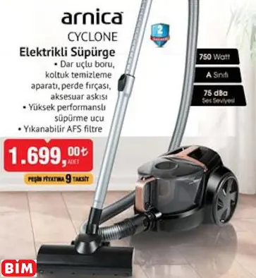 ARNİCA CYCLONE ELEKTRİKLİ SÜPÜRGE ARNİCA CYCLONE ELEKTRİKLİ SÜPÜRGE